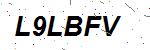 CAPTCHA verification image containing distorted text characters