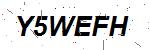 CAPTCHA verification image containing distorted text characters