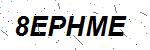 CAPTCHA verification image containing distorted text characters