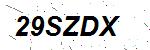CAPTCHA verification image containing distorted text characters