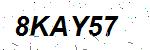 CAPTCHA verification image containing distorted text characters