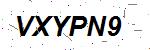 CAPTCHA verification image containing distorted text characters