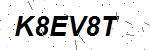 CAPTCHA verification image containing distorted text characters