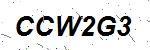 CAPTCHA verification image containing distorted text characters