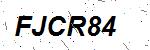 CAPTCHA verification image containing distorted text characters