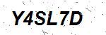 CAPTCHA verification image containing distorted text characters