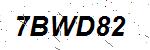 CAPTCHA verification image containing distorted text characters