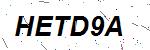 CAPTCHA verification image containing distorted text characters