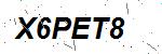 CAPTCHA verification image containing distorted text characters