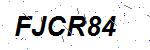 CAPTCHA verification image containing distorted text characters
