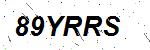 CAPTCHA verification image containing distorted text characters