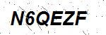 CAPTCHA verification image containing distorted text characters