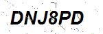 CAPTCHA verification image containing distorted text characters