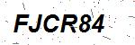 CAPTCHA verification image containing distorted text characters