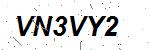CAPTCHA verification image containing distorted text characters