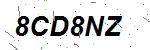 CAPTCHA verification image containing distorted text characters
