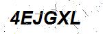 CAPTCHA verification image containing distorted text characters