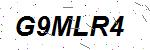 CAPTCHA verification image containing distorted text characters