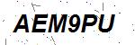 CAPTCHA verification image containing distorted text characters