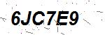 CAPTCHA verification image containing distorted text characters