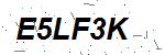CAPTCHA verification image containing distorted text characters
