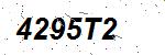 CAPTCHA verification image containing distorted text characters