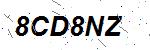 CAPTCHA verification image containing distorted text characters