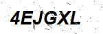 CAPTCHA verification image containing distorted text characters