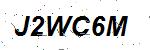 CAPTCHA verification image containing distorted text characters