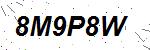 CAPTCHA verification image containing distorted text characters