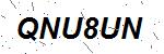 CAPTCHA verification image containing distorted text characters