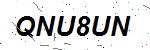 CAPTCHA verification image containing distorted text characters