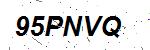 CAPTCHA verification image containing distorted text characters