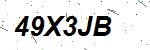 CAPTCHA verification image containing distorted text characters