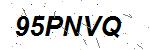 CAPTCHA verification image containing distorted text characters
