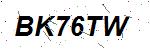 CAPTCHA verification image containing distorted text characters