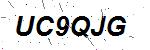 CAPTCHA verification image containing distorted text characters
