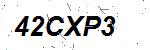 CAPTCHA verification image containing distorted text characters