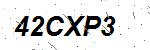 CAPTCHA verification image containing distorted text characters