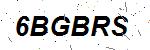 CAPTCHA verification image containing distorted text characters
