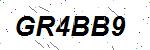 CAPTCHA verification image containing distorted text characters