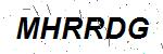 CAPTCHA verification image containing distorted text characters