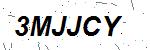 CAPTCHA verification image containing distorted text characters