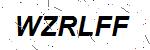 CAPTCHA verification image containing distorted text characters