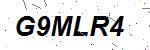 CAPTCHA verification image containing distorted text characters