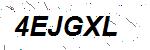 CAPTCHA verification image containing distorted text characters