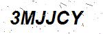 CAPTCHA verification image containing distorted text characters