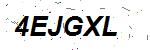 CAPTCHA verification image containing distorted text characters