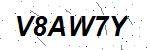 CAPTCHA verification image containing distorted text characters