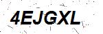 CAPTCHA verification image containing distorted text characters